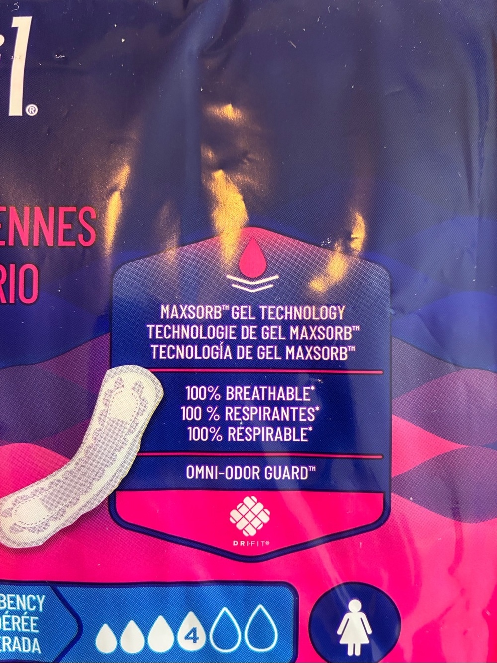 Prevail Daily Pads Moderate absorbency - Picture 2 of 6